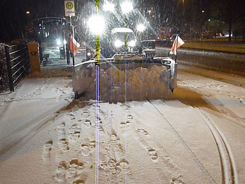 Schneepflug für Unimogs, Radlader und Traktoren